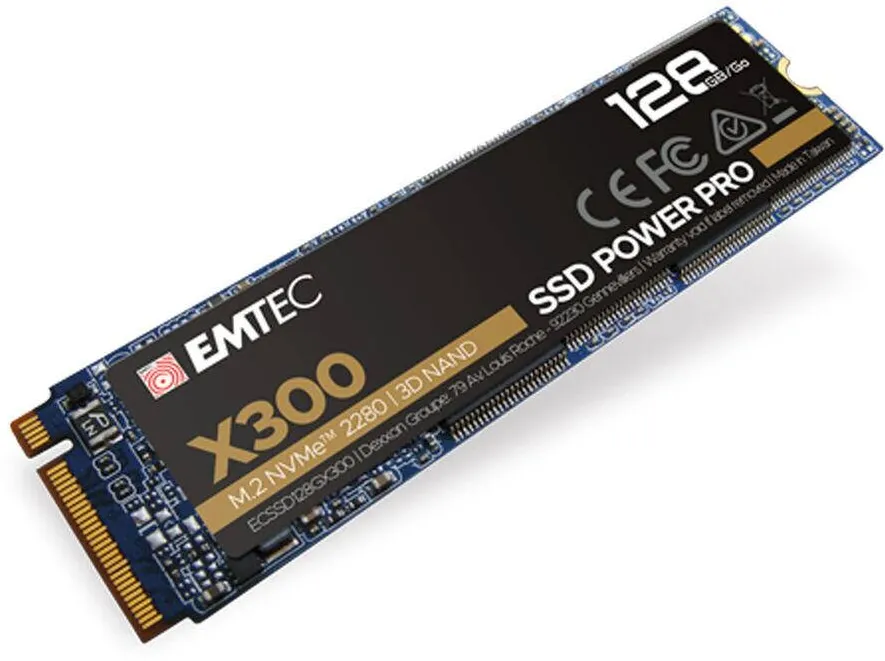 SSD Emtec 128GB M.2 PCIE X300 NVME M2 2280