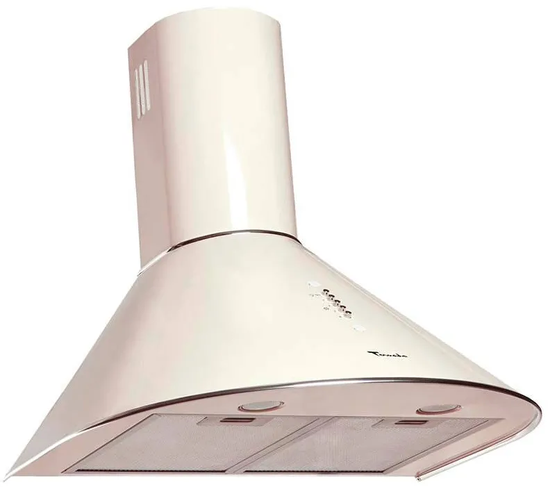 Tornado Hota tip Cupola Violla 750 (50) LED, 1 motor Turbo, latime 50 cm, 3 viteze, absorbtie 750 m3/ora, filtru anti-grasimi aluminiu 5 straturi, Bej