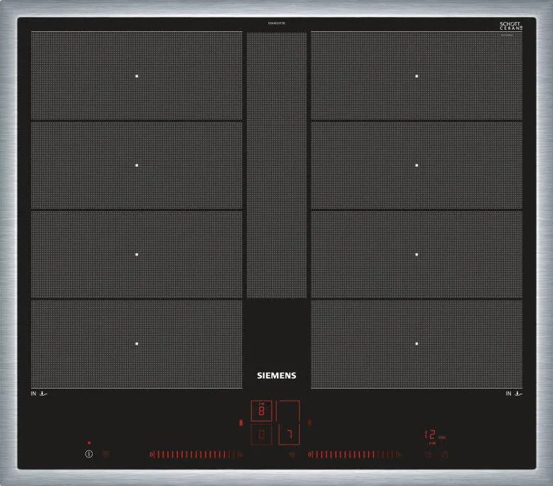 Plita SIEMENS Incorporabila EX645LYC1E, inductie, 4 zone de gatit, ceramica