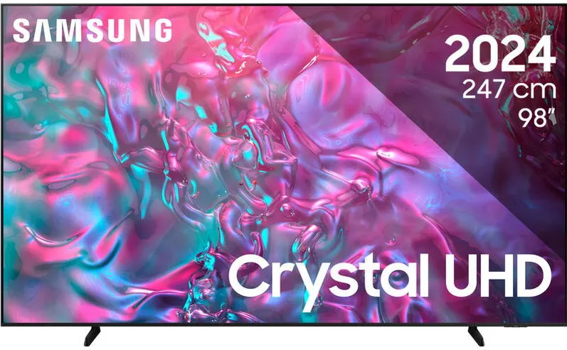 Televizor Samsung Smart TV Crystal UE98DU9072U Seria DU9072 247cm negru 4K UHD HDR