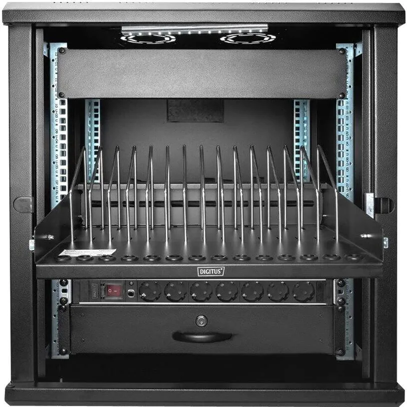 Rack Digitus Extendible Shelf for Tablets, Notebooks, Smartphones