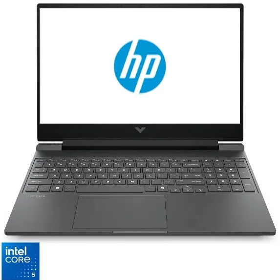 Laptop HP Laptop Gaming HP VICTUS 15-fa2107nn cu procesor Intel® Core™ Core 5 - 210H pana la 4.8GHz, 15.6", Full HD, 24GB DDR5 RAM, 1TB SSD, NVIDIA® GeForce RTX™ 5050 8GB GDDR7, Free DOS, Mica Silver