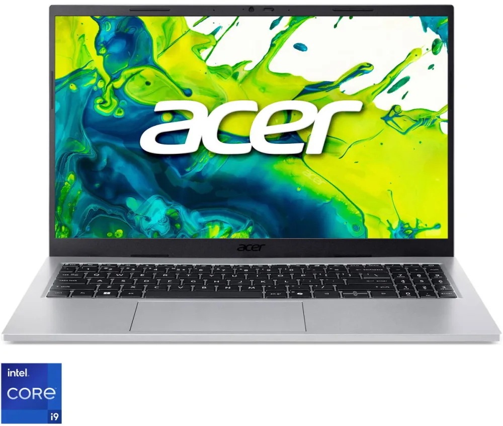 Laptop Acer Laptop Acer Aspire Go 16 cu procesor Intel® Core™ i9-13900H pana la 5.4 GHz, 16", WUXGA IPS, 120Hz, 32GB DDR5, 1TB SSD, Intel® Iris® Xe Graphics, No OS, Pure Silver
