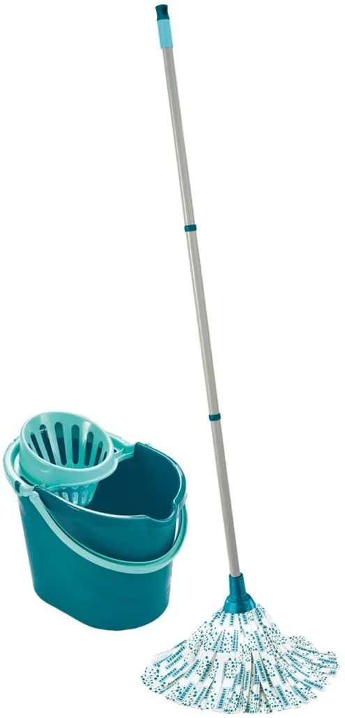 LEIFHEIT 56792 mop Metal, Plastic, Viscose Turquoise, White
