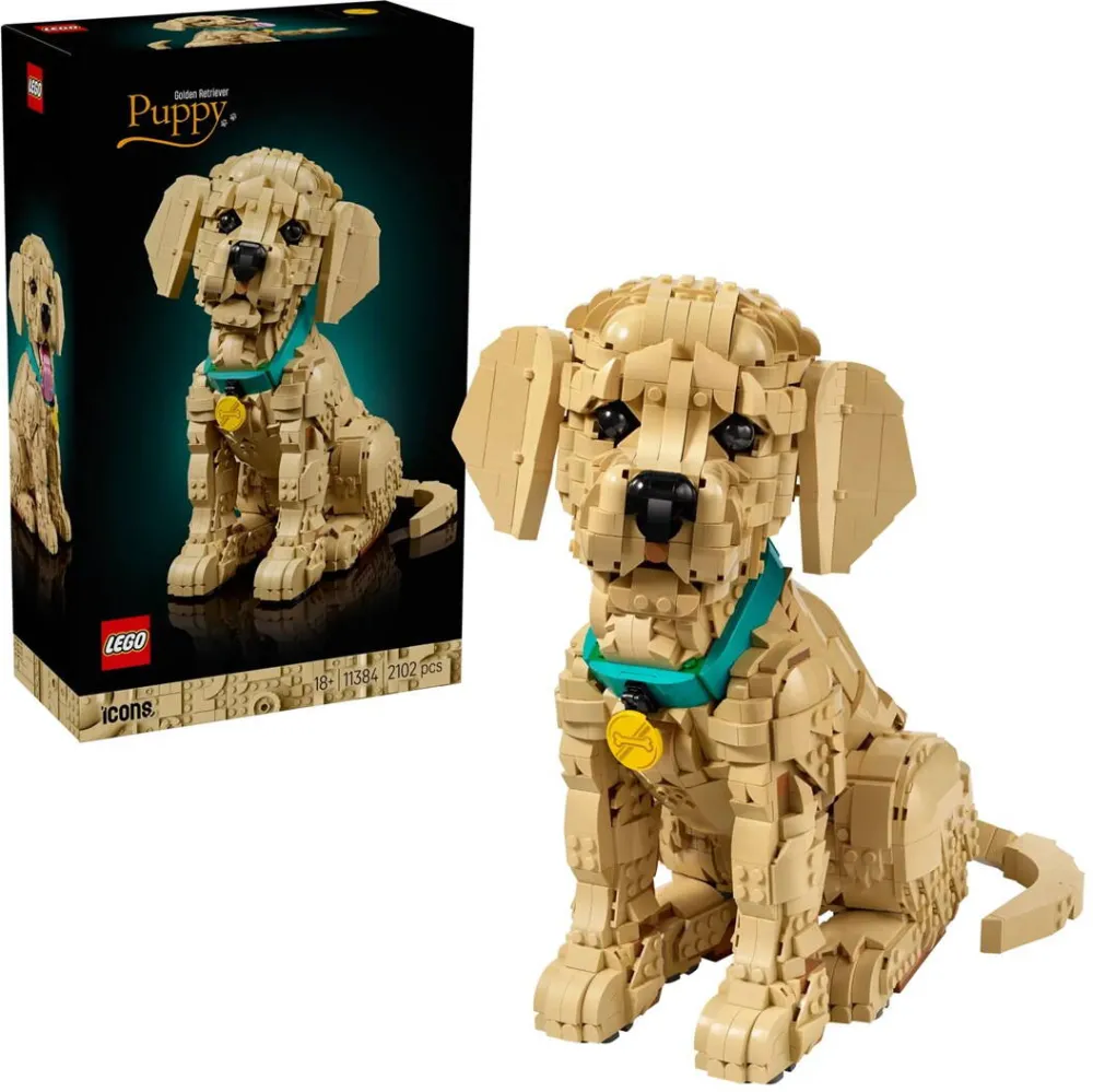 LEGO ICONS 11384 Golden Retriever Puppy