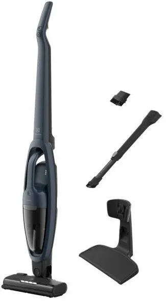 Aspirator ELECTROLUX vertical 2 in 1 Seria 500 ES52CB21DB, 21.6V, 2000 mAh, 0.3L, autonomie max 55 min, Gri, 43W