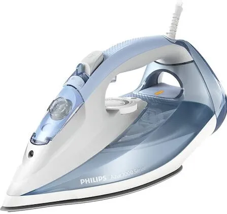 Fier de Calcat Philips Seria 7000 DST7011/20, 2600W, 220g/min, 300ml, Talpa SteamGlide Plus, Albastru Deschis-Gri