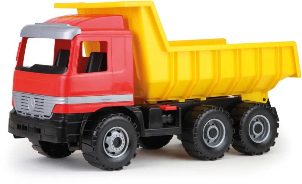 Masinuta Lena Dump Truck Actros 62 cm single brown cart