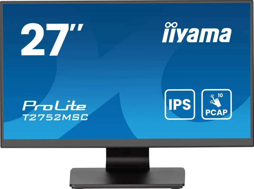 Monitor IIyama 68.6cm (27")   T2752MSC-B1AG 16:9 Touch HDMI+DP IPS