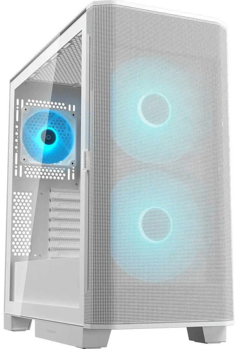 Carcasa PC Cougar Carcasa computer COUGAR Airface FLO RGB, Alb, Middle Tower
