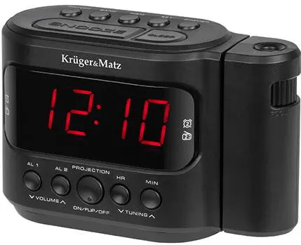 Kruger&Matz APARAT RADIO AM FM PROIECTIE CEAS KRUGER&MATZ