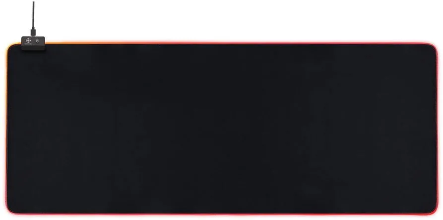 Mouse pad DELTACO gaming XXL DELTACO gaming DMP310, RGB, 900 x 360 x 4mm, negru