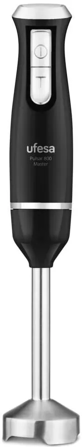 Ufesa Blender de mana Ufesa Pulsar 800 Master 800W, 2 viteze + Turbo, lama inox, picior metalic, negru
