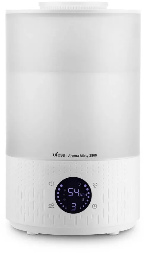Ufesa Umidificator UFESA Misty 2800, Rezervor 2.8 Litri, 25W, alb