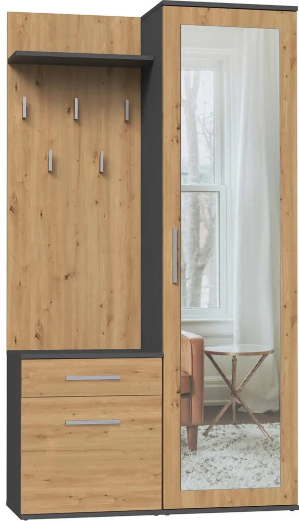 TOP E SHOP Topeshop GARD DUO ANT/ART KPL entryway cabinet