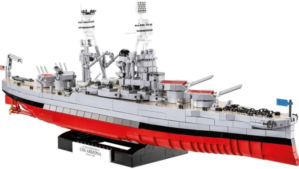 Puzzle Cobi Klocki COBI USS Arizona (BB-39) Jucarie de constructie (Scara 1/300)