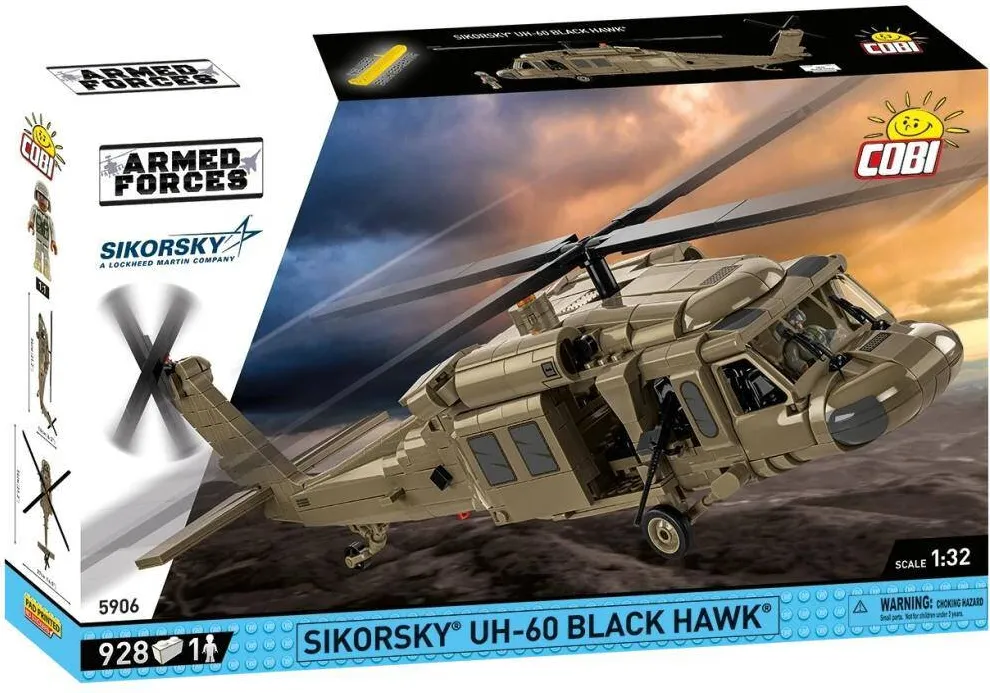 Cobi Sikorsky UH-60 Black Hawk, construction toy scale 1:48