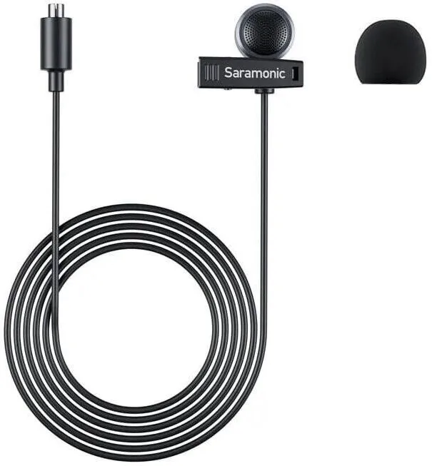 SARAMONIC Microfon Lavaliera Saramonic Air, negru, 9.7mm, design rotunjit