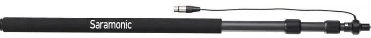 SARAMONIC Brat telescopic Saramonic cu cablu XLR, 2.5m, Fibra de carbon, Negru