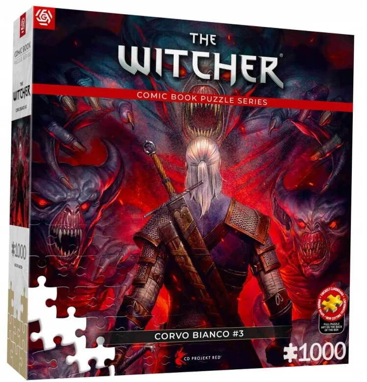 Puzzle Cenega Publishing Puzzle Cenega Publishing The Witcher Corvo Bianco 1000 piese