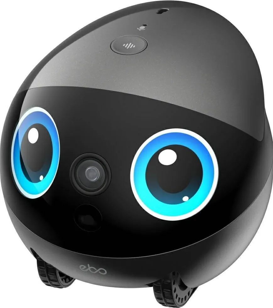 Camera Supraveghere Enabot Robot insotitor Enabot EBO Air 2 Plus, camera 3K, baterie 5000 mAh, gri, 116x116x111mm, set complet