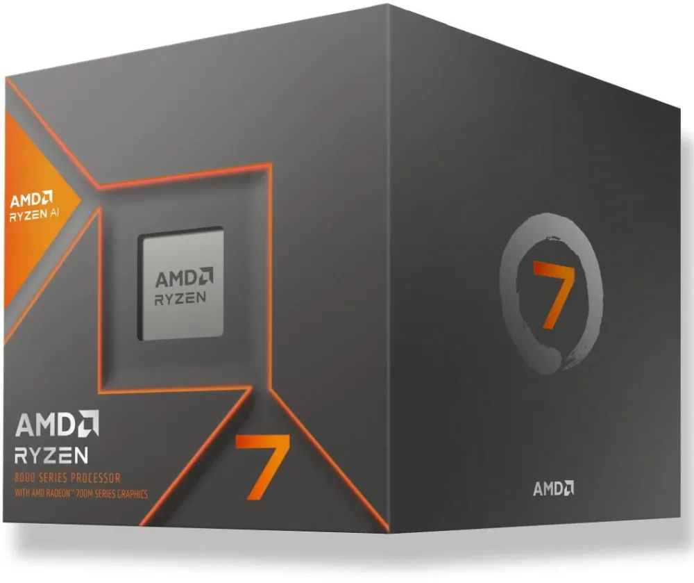 Procesor AMD Procesor AMD Ryzen™ 7 8700G, 24MB, 4.2/5.1GHz Boost, Socket AM5, Radeon™ Graphics 780M, Wraith SPIRE cooler