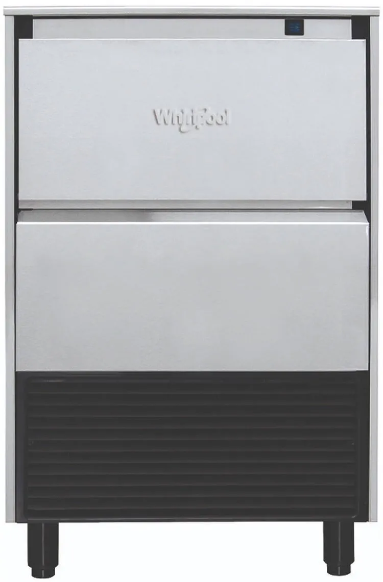 WHIRLPOOL Masina de facut gheata profesionala AND 114, Capacitate 60kg /24H, Tehnologie Spray, Inox