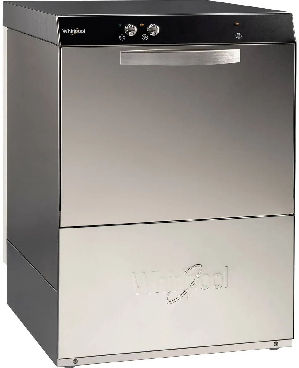 WHIRLPOOL Masina de spalat vase semi-profesionala Whirlpool Eco Line EDM 5 U, Panou de control mecanic, Argintiu