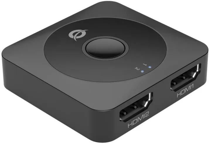 Switch CONCEPTRONIC KVM Conceptronic SELENE01B, HDMI, 2 porturi, 3840x2160 px, negru
