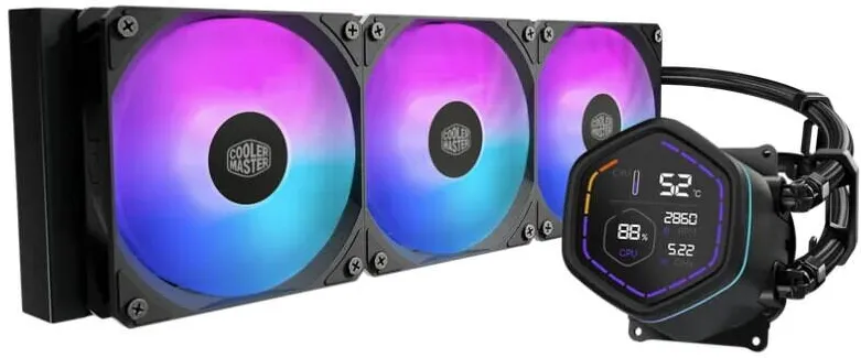 Cooler Cooler Master Cooler CPU CoolerMaster MasterLiquid Core Nex Digital 360 aRGB, 650-1750 RPM Negru