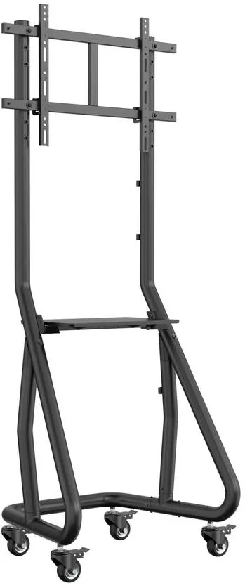 Suport TV / Monitor EQUIP Cariucio TV, Equip, Otel inoxidabil/Aluminiu, 37-80", Maxim 80 kg, Negru