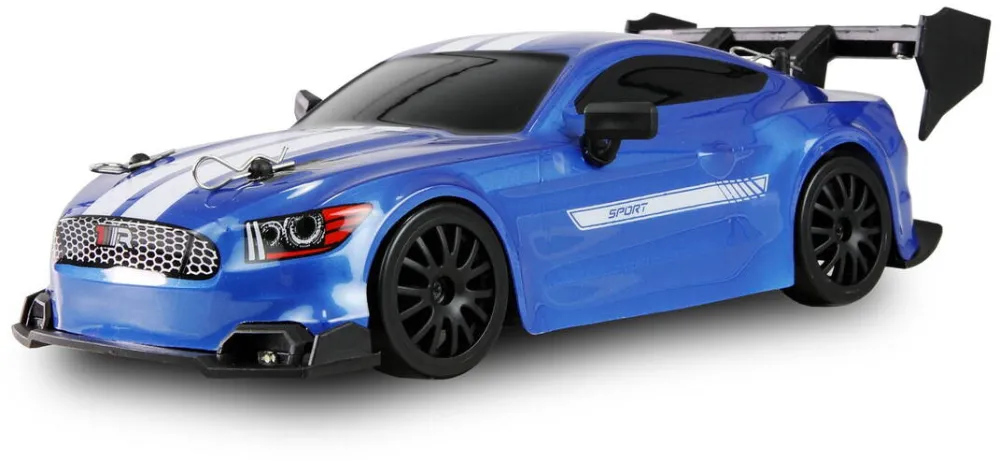 Masina AMEWI Masina RC cu telecomanda Drift Racing Car, 20 Km/h, Tractiune 4WD, Lungime 20 cm, Scara 1:24, Lumini LED, 2.4 Ghz, RTR, 8+