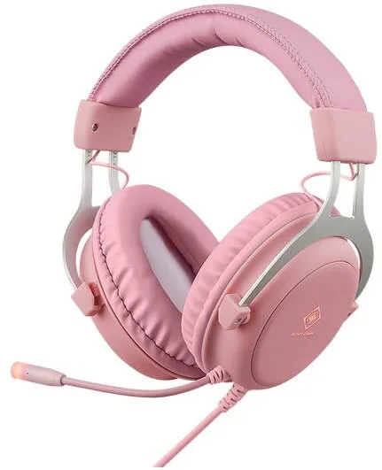 Casti Over-Head DELTACO Casti gaming cu fir DELTACO GAMING PH85, multiplatforma PC/Xbox/PlayStation, roz