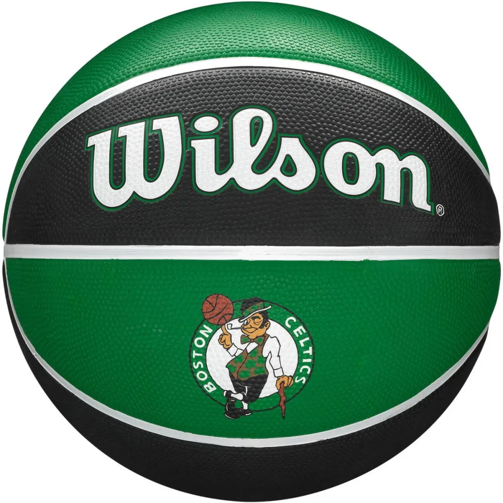 WILSON Minge baschet Wilson NBA Boston Celtics, marime 7, negru/verde