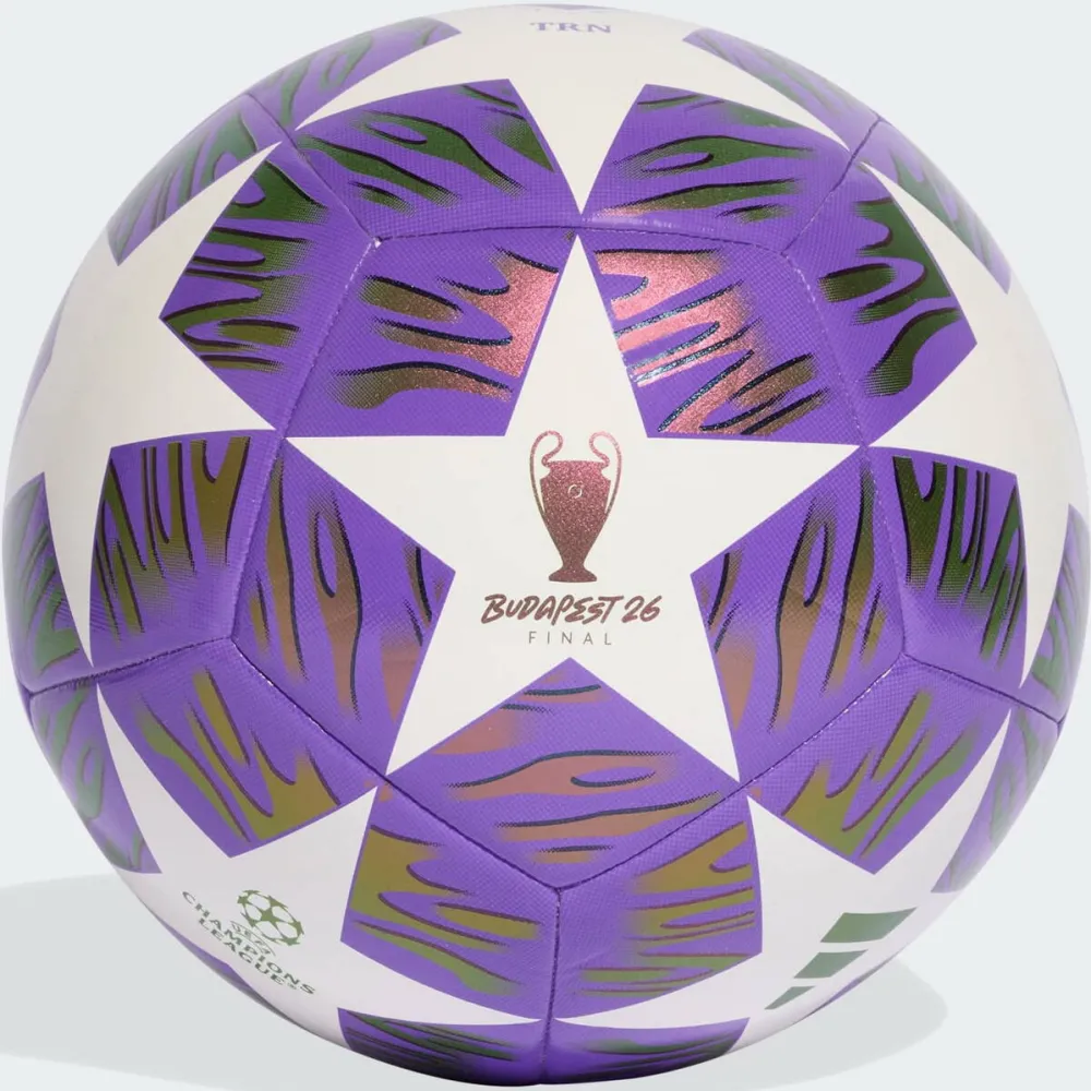 adidas Performance Minge fotbal Adidas Uefa Champions Training, marime 5, alb/mov