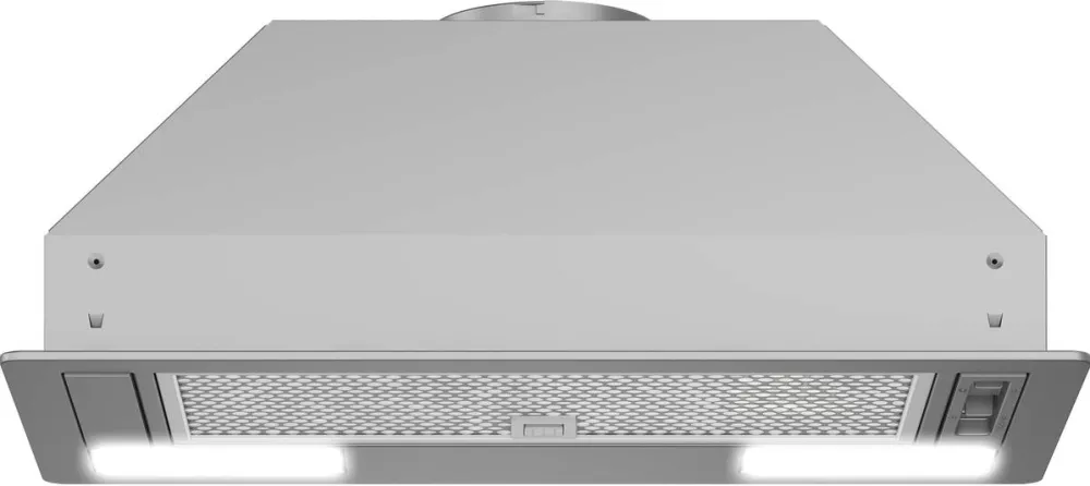 BEKO Hota incorporabila Beko HNU51310SE, Putere absorbtie 370 m3/h, Control mecanic, iluminare LED, 53 cm, Silver