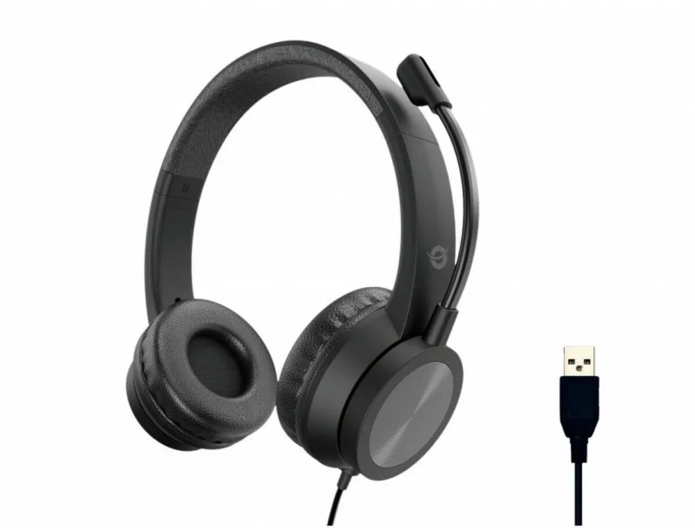 Casti Over-Head CONCEPTRONIC Casti cu microfon si fir, Conceptronic, negru