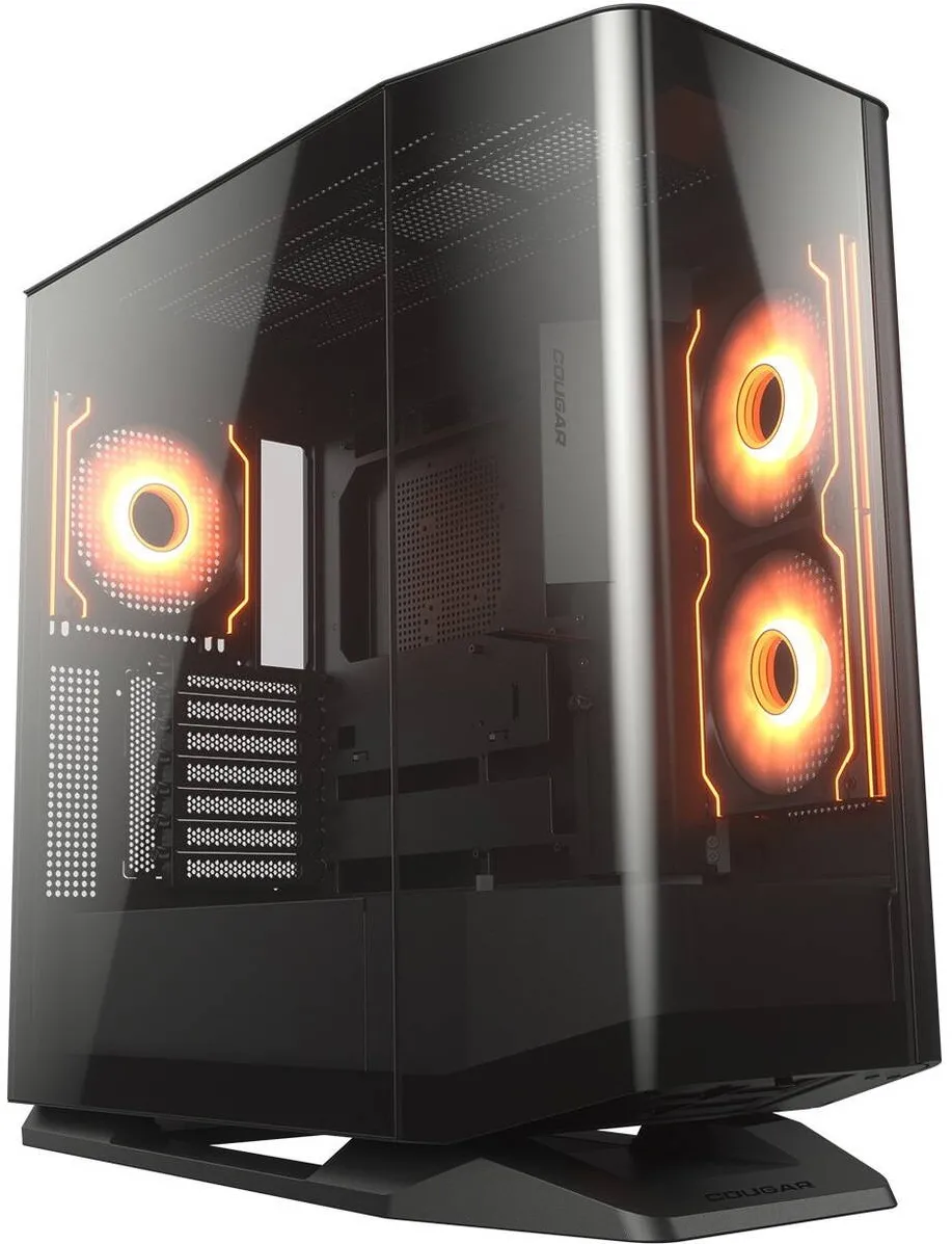 Carcasa PC Cougar computer FV270 RGB, Negru, Tower central