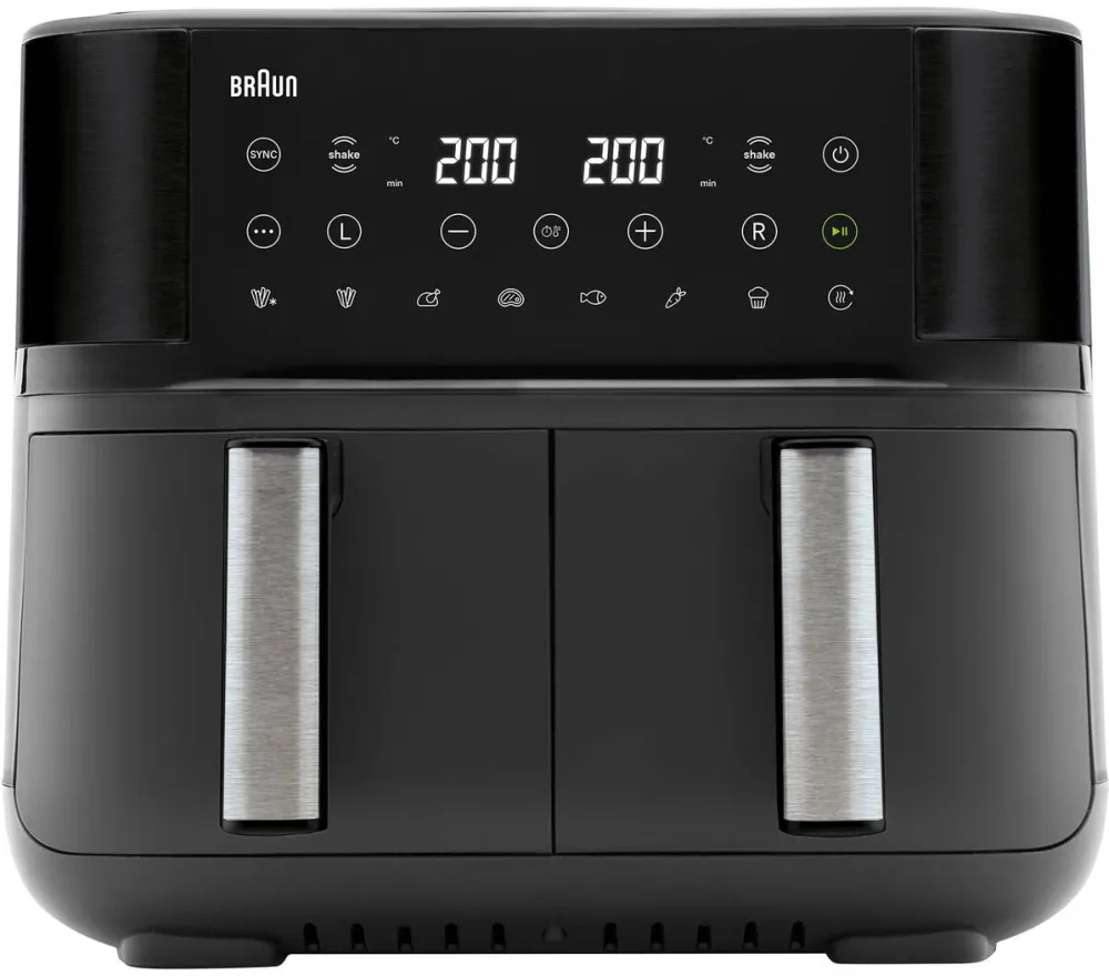 Friteuza cu aer cald BRAUN TwinCook 3 TD3030IBK 2850W 8 L