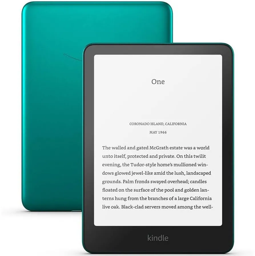 eBook Reader Amazon eBook Reader Amazon Kindle Paperwhite Signature 2024 (12th Gen), 32 GB, Display 7", Wi-Fi, IPX8, USB-C, Verde