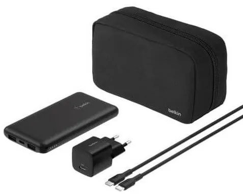 BELKIN Baterie externa Belkin BU041KQBK, 10.000 mAh, 25 W, Negru