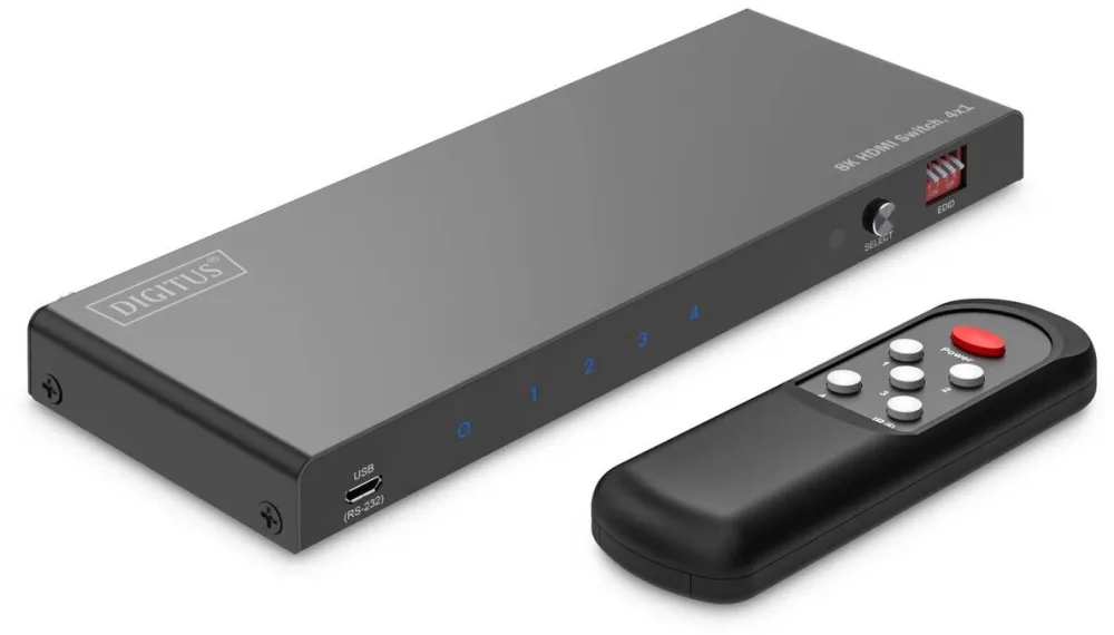 Adaptor Digitus Switch HDMI 8K Digitus, 282221, negru