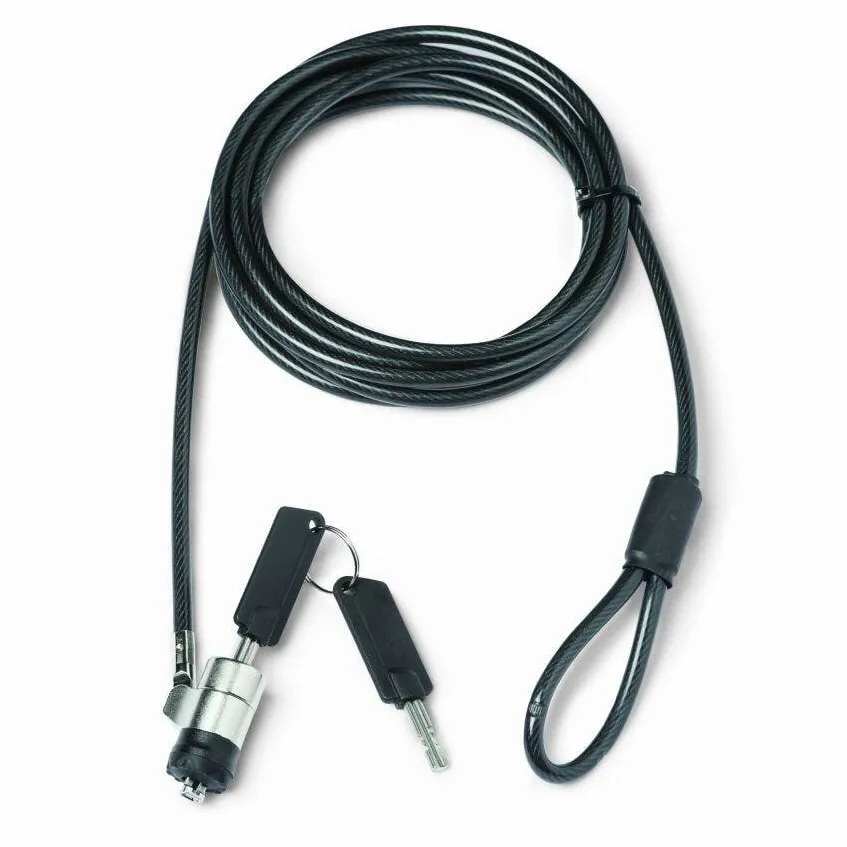 Accesoriu Laptop DICOTA Cablu cu lacat de securitate, DICOTA, Cu cheie, 3x7mm, Negru/Argintiu