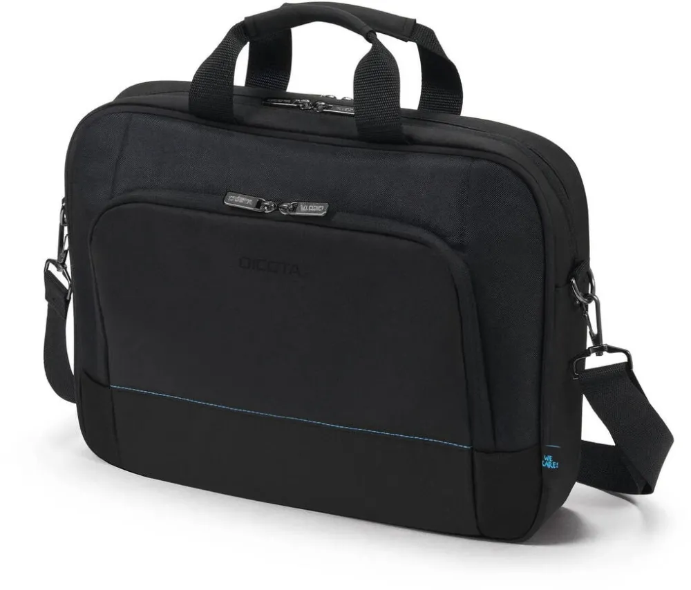 DICOTA Geanta laptop DICOTA, 40,6 cm (16"), neagra, poliester reciclat, 41x8,5x30,5cm