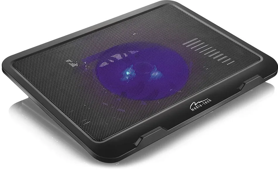 Accesoriu Laptop Media-Tech Cooler Media-Tech MT2660, compatibilitate laptop 15.6", 13.5 cm, USB, Negru