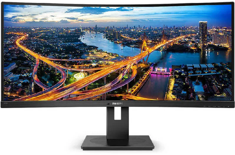 Monitor Philips 345B1C Curbat 34 inch 5 ms Negru 100 Hz