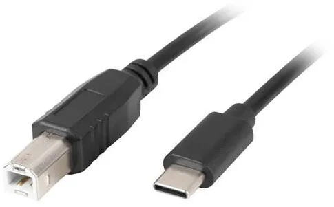 Cablu Date LANBERG CA-USBA-14CC-0030-BK 3m USB 2.0 USB C USB B Ferrit Black