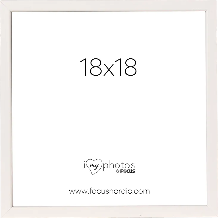 Rama foto FOCUS Rock White 18x18