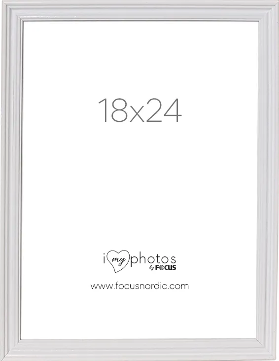 Rama foto FOCUS Verona White 18x24