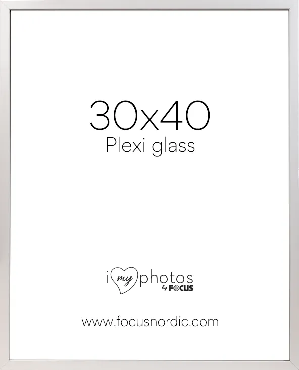 Rama foto FOCUS Soul White 30x40 plexi